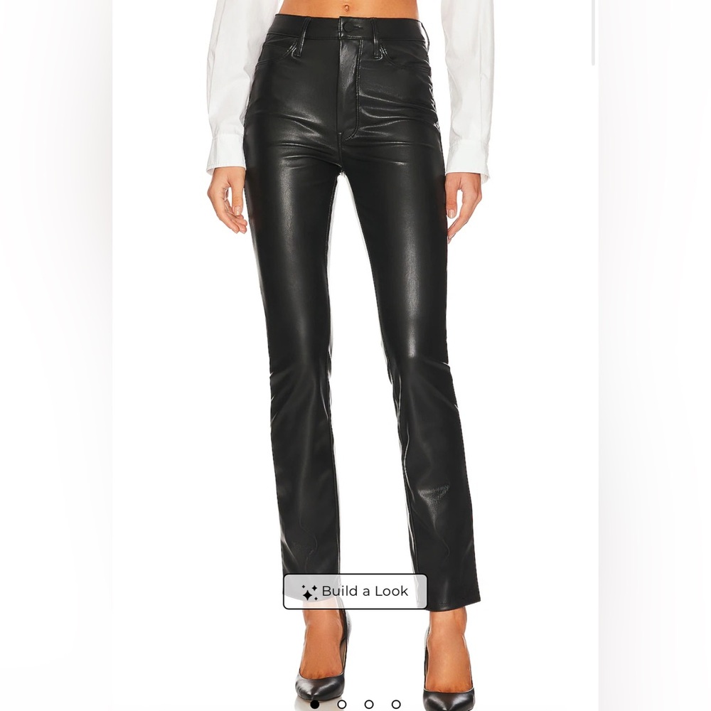 MOTHER The Dazzler Skimp in Wax On, Wax Off Black // Size 24